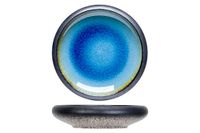 Cosy & Trendy Diep bord FERVIDO blauw - D15,5 x H4 cm - 33CL-3 stuks