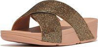 FitFlop FitFlop Lulu Cross Slide - Glitterball oud goud GOUD - Maat 41