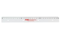 KUM - Liniaal 30 cm, transparant, set van 5