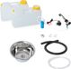 230V Miniküche Campingküche Bloc cuisine kit évier rond 32 cm Chalet jardin