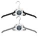 Urban Living "De kleerhanger" SHIRT COAT HANGER X4-2 ASSORTED COLOURS GREY AND BLACK