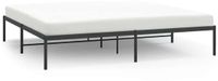 vidaXL Bedframe Metaal Zwart 183x213 cm