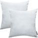MAGMA Lot de 2 housses de coussin, 50x50cm, gris