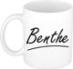 Bellatio Decorations Shoppartners Bv Benthe Naam koffiemok - wit - 300 ml