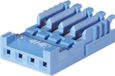 TE Connectivity 281786-6 Boîtier femelle pour câble AMPMODU HE14 Nombre total de pôles 6 Pas : 2,54 mm 1 pièce
