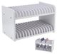Solidchoice - 3-Tier Bois Blanc Rangement Téléphones - Organisateur de Bureau pour Téléphones Portables