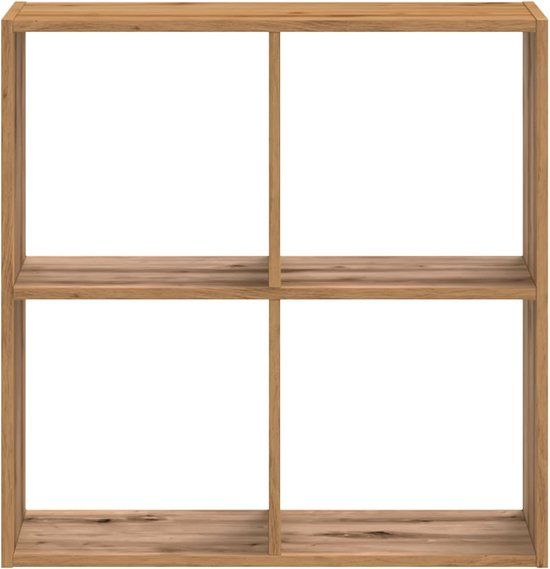 vidaXL Boekenkast - 68,5x32x68,5 cm - Eiken