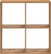 vidaXL Boekenkast - 68,5x32x68,5 cm - Eiken