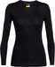 Icebreaker 175 Everyday Longsleeve Crew Top Dames - Zwart - Maat S