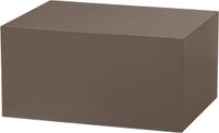 WOOOD Savo Salontafel - MDF Hoogglans - Mokkabruin - 40x80x60