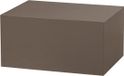 WOOOD Savo Salontafel - MDF Hoogglans - Mokkabruin - 40x80x60