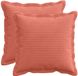 vidaXL Kussensloop 2 stuks Houten Rood-Oranje 45 x 45 cm Corduroy