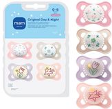 MAM Original Fopspeen 0-6 Maanden – Glow in the Dark – Siliconen Speen – BPA-vrij – 4 Stuk