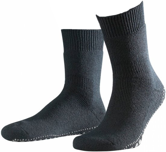 FALKE Ergonomic Sport System Falke Huisokken Homepads 16500 - Black - Heren - Maat 47-50