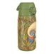 ION8 Lichtgewicht Stalen Kinderwaterfles, 400 ml/13 oz, Zonder Isolatie, Lekvrij, Makkelijk te Openen, Veilige Vergrendeling, Vaatwasserbestendig, Flipdop, Draaggreep, Duurzaam, Olifant