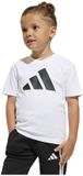 Adidas Essentials T-shirt Met Korte Mouwen Wit 4-5 Years Kinderen