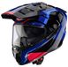 Caberg Tanami Scram casque de motocross, noir/rouge/bleu, XS (53/54)