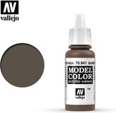 Vallejo Hobbyverf Acrylverf - 70941 Model Color Burnt Umber - Acryl Verf flesje - 17 ml