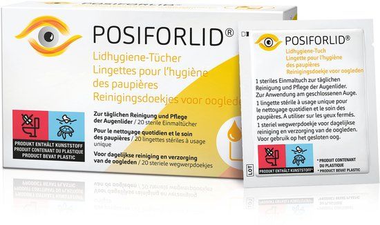 Posiforlid® Reinigingsdoekjes voor Oogleden 20 doekjes