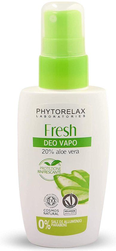 Phytorelax Laboratories Fresh Vapo Deo met 20% Aloë Vera Deodorant Spray voor Dames 75 ml