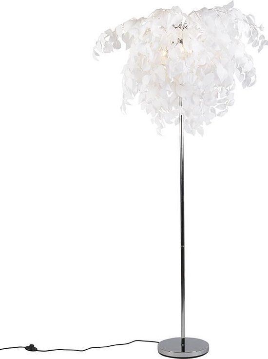 RL LIVE YOUR LIGHT FL Feder Vloerlamp - 3 lichts - Wit - H 180 cm