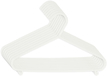 Bieco Kleerhangers - 8 stuks - Wit - Polypropyleen (PP)