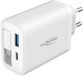 Ansmann 1001-0186 oplader voor mobiele apparatuur Tablet, Smartphone Wit AC Snel opladen Binnen