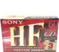 Sony HF 60 cassettes 3 stuks