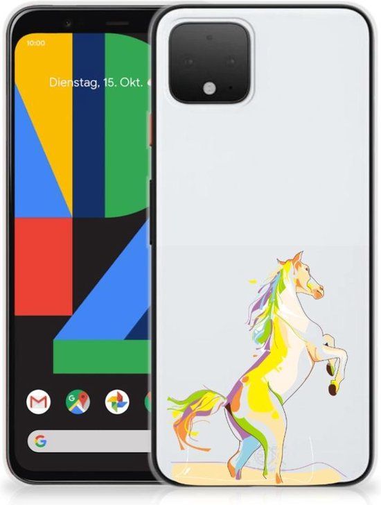 Google Pixel 4 Hoesje - Horse Color - TPU Back Cover