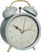 Atmosphera tafelklok Gaston - grijsblauw - dia 10 cm - metaal/glas - rond