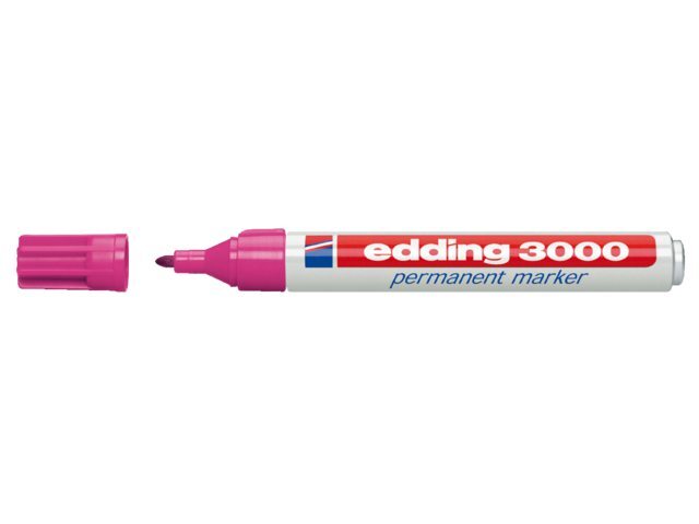 Edding Viltstift 3000 rond roze 1.5-3mm