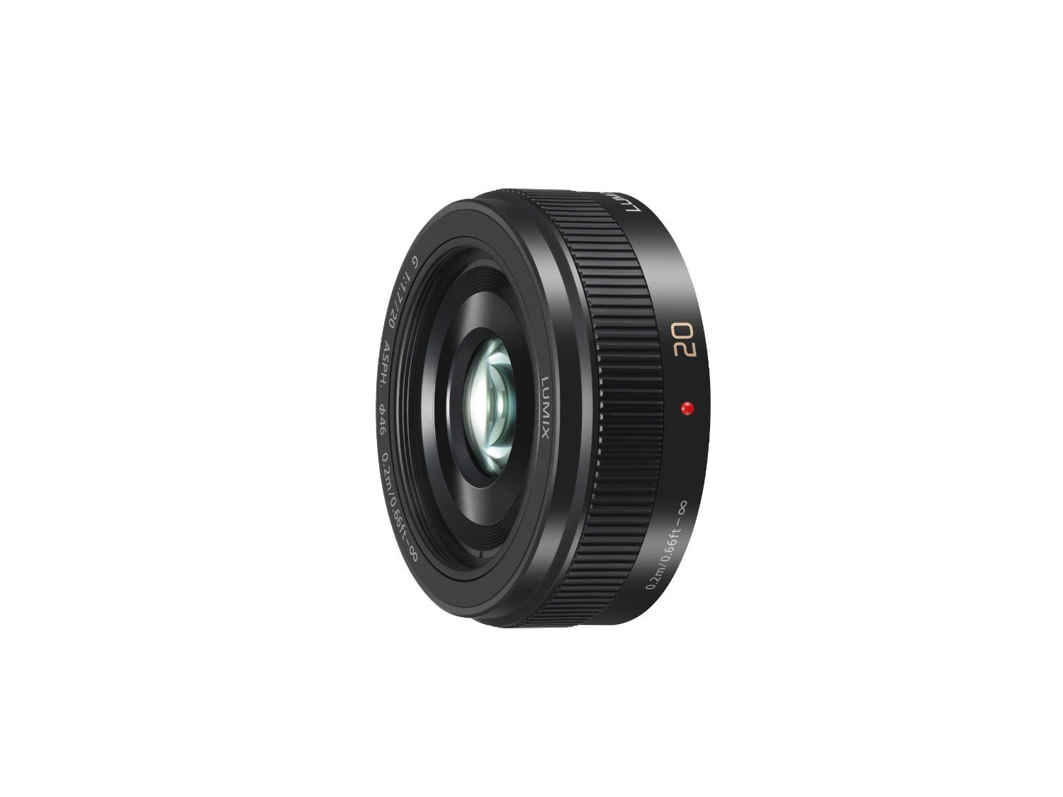 Panasonic H-H020AE - 20mm f/1.7 ASPH Lens - Micro Four Thirds - Black