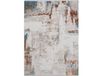 Tapis design abstrait en viscose douce gris multicolore 200x290