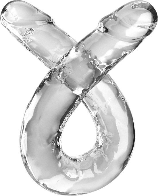 King Pipedream King Cock Dubbele Dildo Transparant