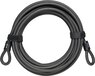 Axa Double Loop Cable Lock - 10m x 10mm - Black