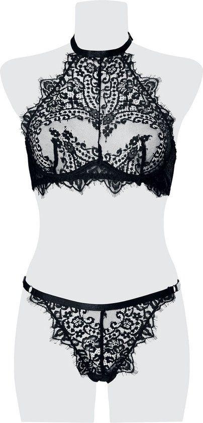Grey Velvet Bol Grey Velvet 2-piece Lace Cami Set Women's Underwear - Black - L