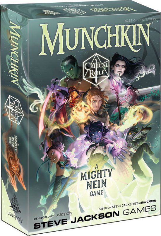 Munchkin Critical Role - Munchkin met artwork van Campaign 2: Mighty Nein - Kaartspel - Engelstalige Editie