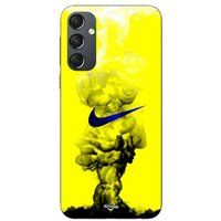 Nike Coque Pour Samsung Galaxy A54 Nike Bold font jaune Maniacase