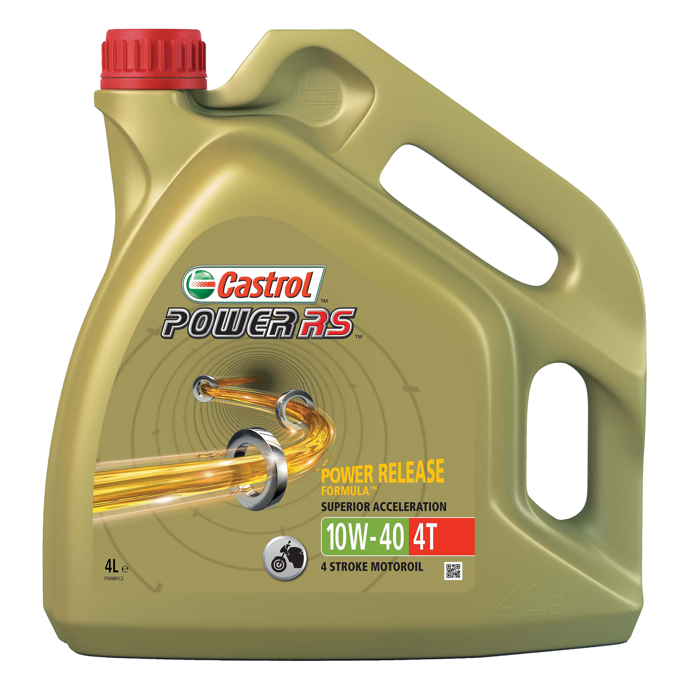 Castrol Power RS 10 W 40 4 Stroke Motoroil 4 Liter