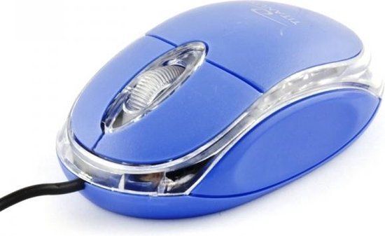 Esperanza Titanum muis USB Blauw
