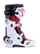 Alpinestars Tech 10 Stiefel Weiß Schwarz Hellrot