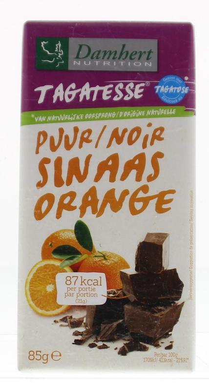 Damhert Tagatesse Chocoladetablet Puur Sinaasappel