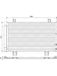 Valeo Condensor, Airconditioning 814460 | Compatibel met: LEXUS GS