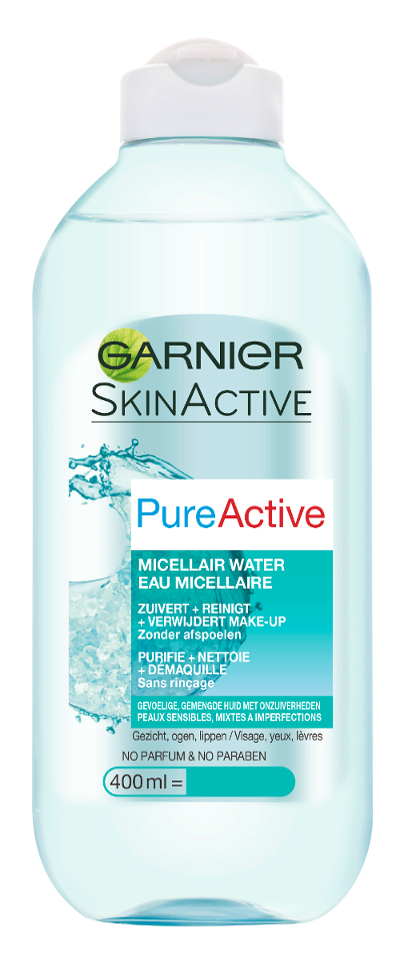 Garnier Skinactive Face Skin Naturals Pure Active Micellair Water - 400ml - Reinigingswater