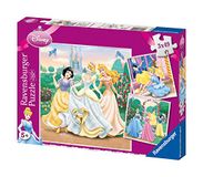 Ravensburger Kinderpuzzel Set van 3 puzzels 49 stukjes Prinsessendromen/Disney Prinsessen Meisje of jongen vanaf 5 jaar Hoogwaardige puzzel 3 posters inbegrepen Disney 09411