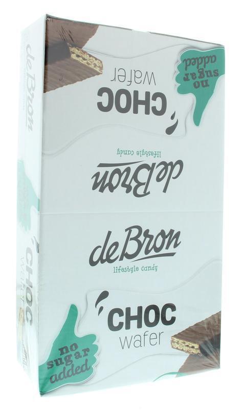 De Bron Choc Wafer Suikervrij