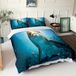 Microfiber Housse de couette avec taies d'oreiller et fermeture éclair