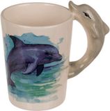 Out of the Blue Stoneware Mug - Dolphin