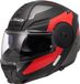 LS2 FF902 Scope II Duria Zwart Rood 06 Systeemhelm - Maat M