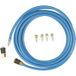 Sodise - Tuyau d'air rallonge 20m bleu + 5 raccords - S06498